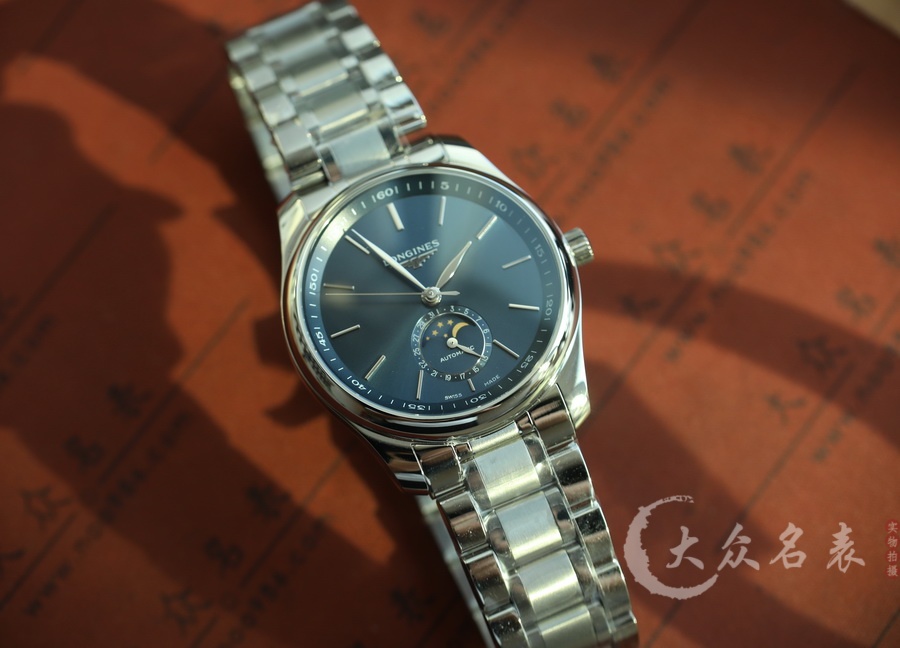 浪琴名匠系列L2.919.4.92.6復刻表藍面（40mm） 第1张