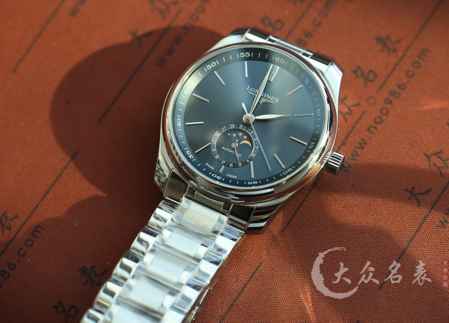浪琴名匠系列L2.919.4.92.6復刻表藍面（40mm） 第3张