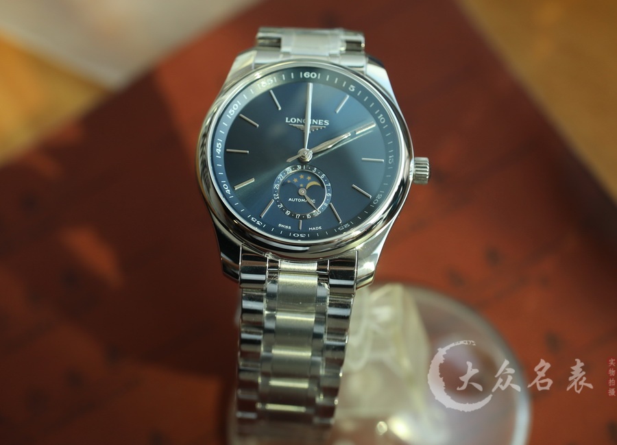 浪琴名匠系列L2.919.4.92.6復刻表藍面（40mm） 第2张