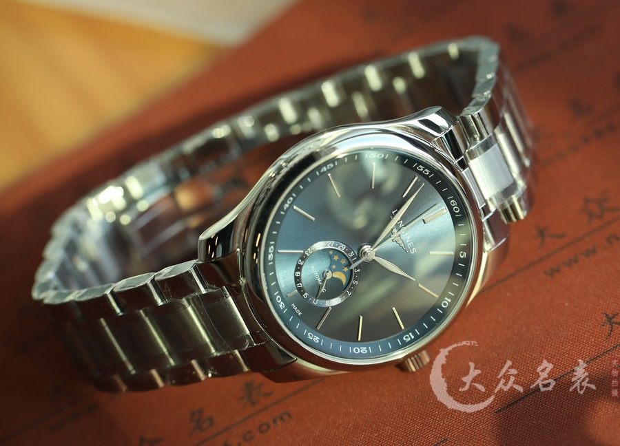 浪琴名匠系列L2.919.4.92.6復刻表藍面（40mm） 第8张
