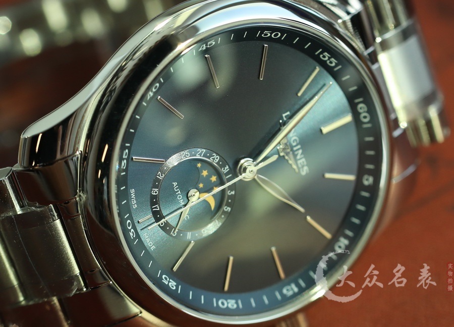浪琴名匠系列L2.919.4.92.6復刻表藍面（40mm） 第5张