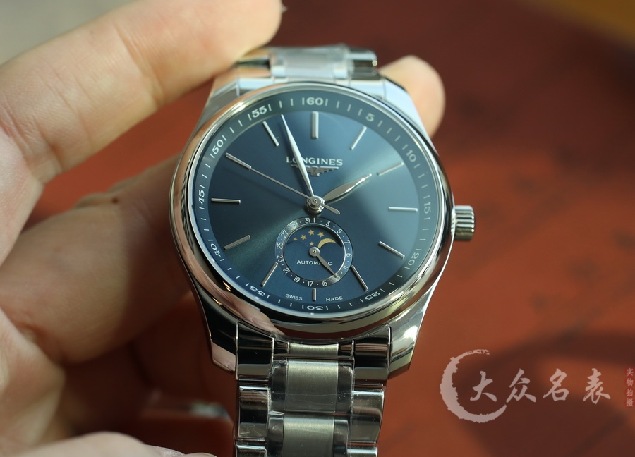 浪琴名匠系列L2.919.4.92.6復刻表藍面（40mm） 第7张