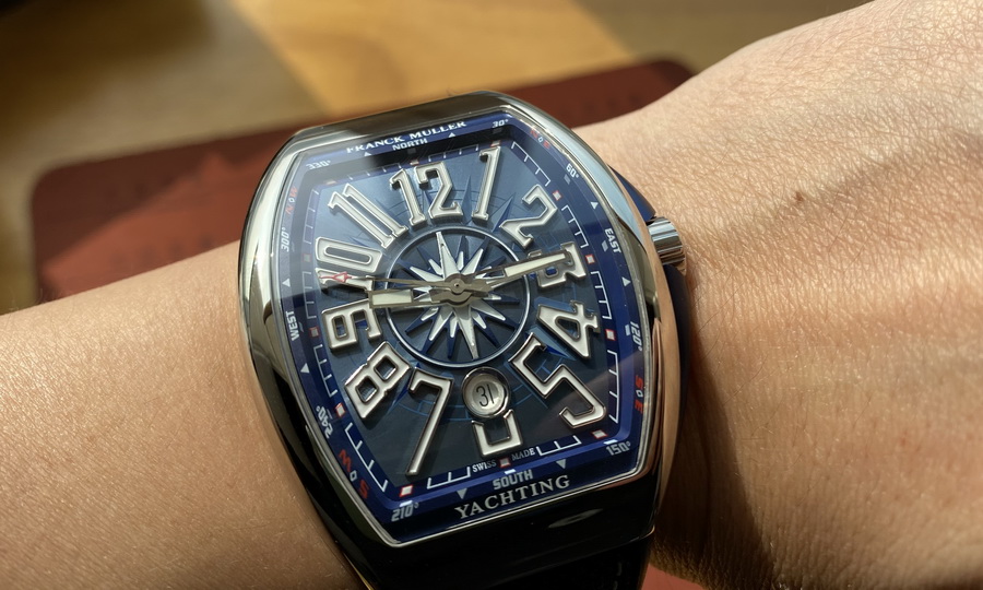 ZF厂法穆蘭MEN'S COLLECTION系列V 45 SC DT YACHTING腕表 第6张