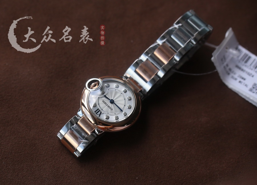 V6廠藍氣球小號間玫瑰金鋼帶款W3BB0026（28mm） 第5张