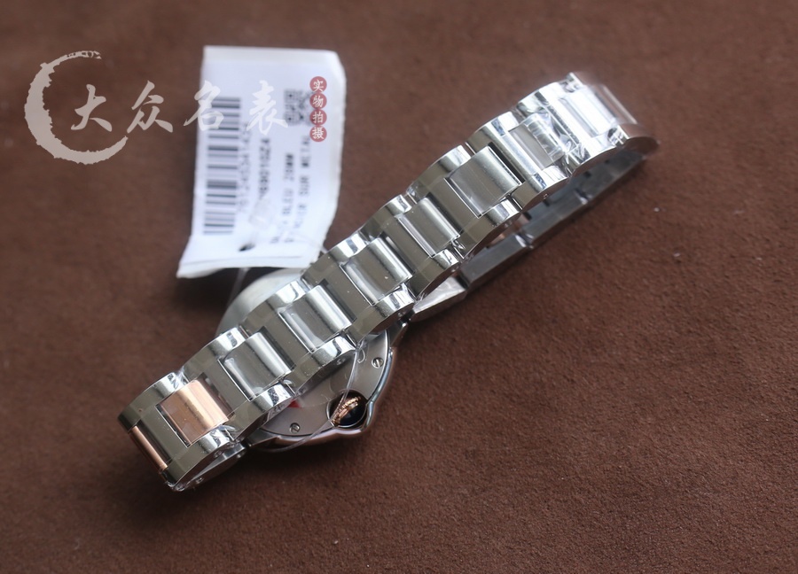 V6廠藍氣球小號間玫瑰金鋼帶款W3BB0026（28mm） 第9张