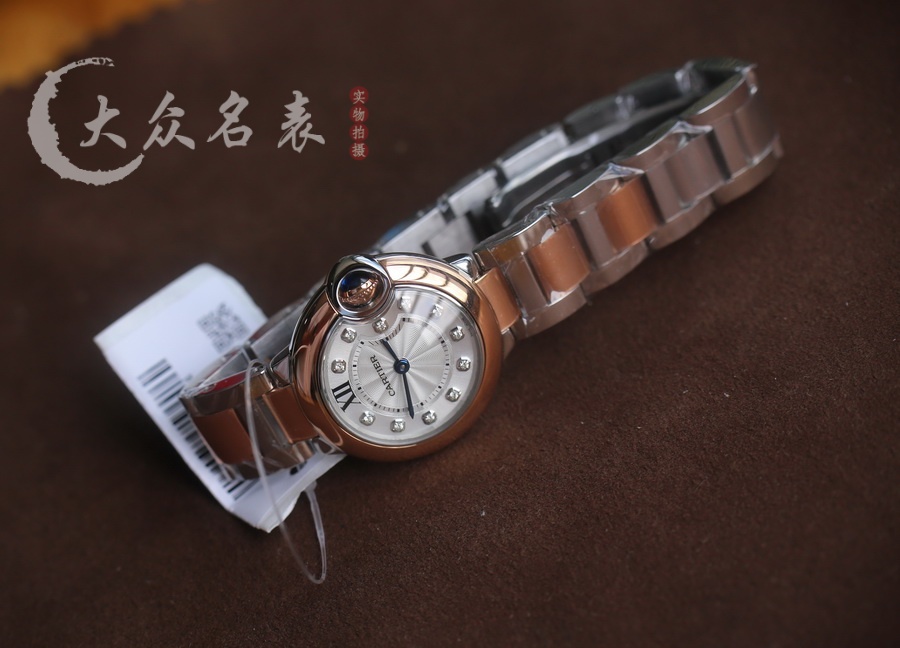 V6廠藍氣球小號間玫瑰金鋼帶款W3BB0026（28mm） 第3张