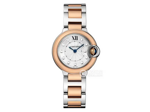 V6廠藍氣球小號間玫瑰金鋼帶款W3BB0026（28mm）