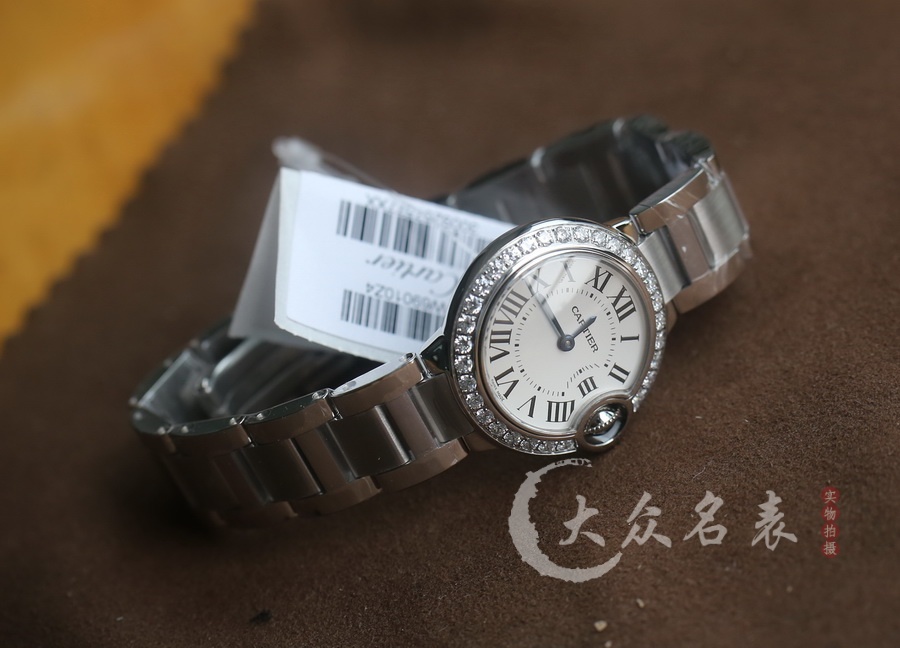 V6廠藍氣球小號外圈鑲鉆鋼帶款W4BB0015（28mm） 第5张