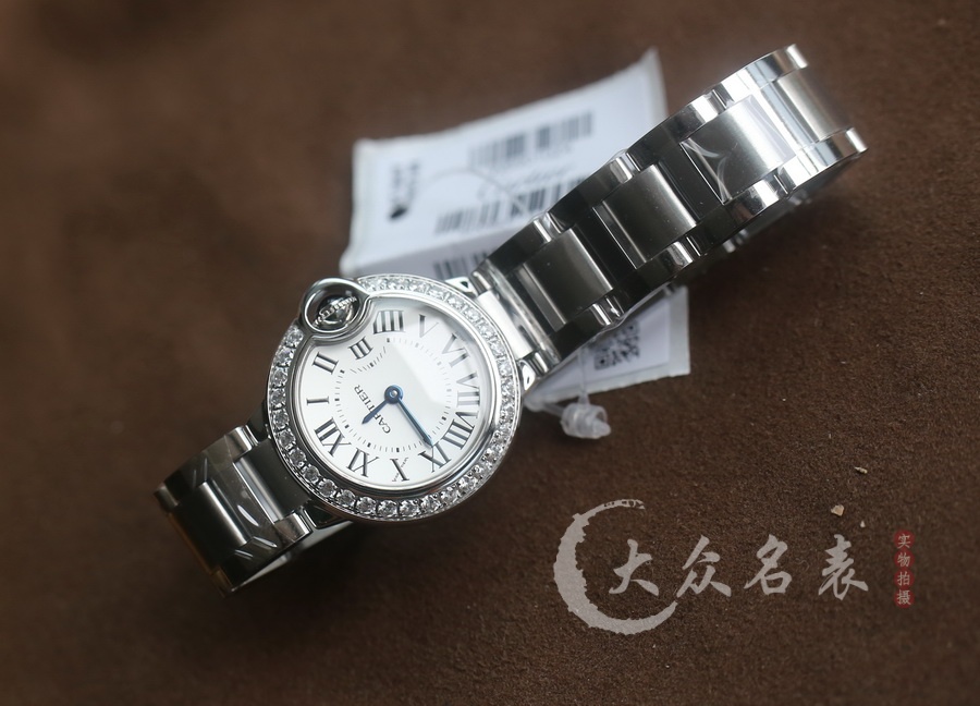V6廠藍氣球小號外圈鑲鉆鋼帶款W4BB0015（28mm） 第4张
