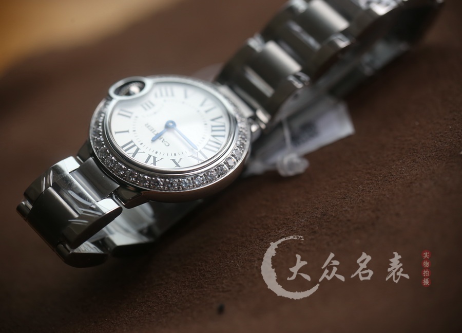 V6廠藍氣球小號外圈鑲鉆鋼帶款W4BB0015（28mm） 第3张