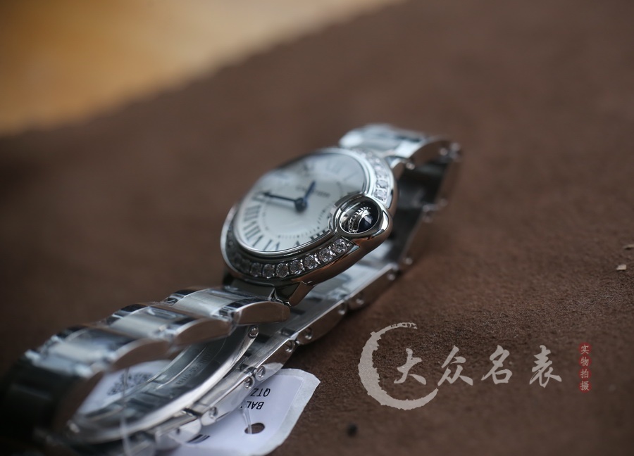 V6廠藍氣球小號外圈鑲鉆鋼帶款W4BB0015（28mm） 第6张