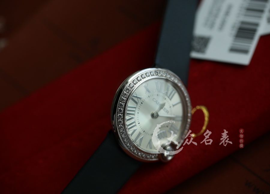 卡地亞BALLON BLANC DE CARTIER告白氣球W4BL0003鑲鉆復刻表 第3张