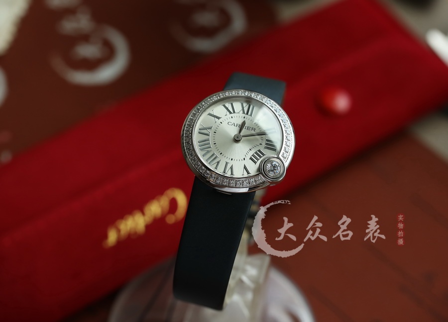卡地亞BALLON BLANC DE CARTIER告白氣球W4BL0003鑲鉆復刻表 第1张