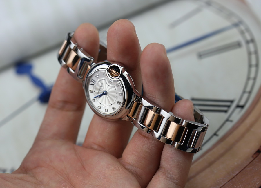 V6廠藍氣球小號間玫瑰金鋼帶款WE902030（28mm） 第7张