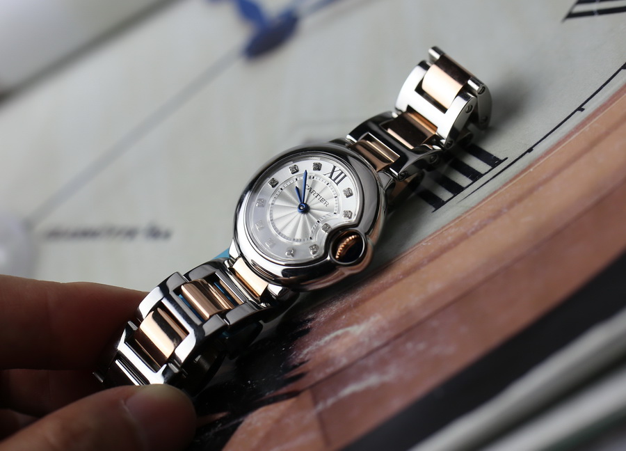 V6廠藍氣球小號間玫瑰金鋼帶款WE902030（28mm） 第3张