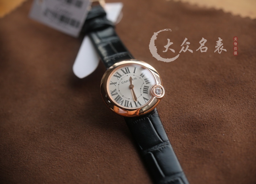 卡地亞BALLON BLANC DE CARTIER告白氣球WGBL0003玫瑰金復刻表 第3张