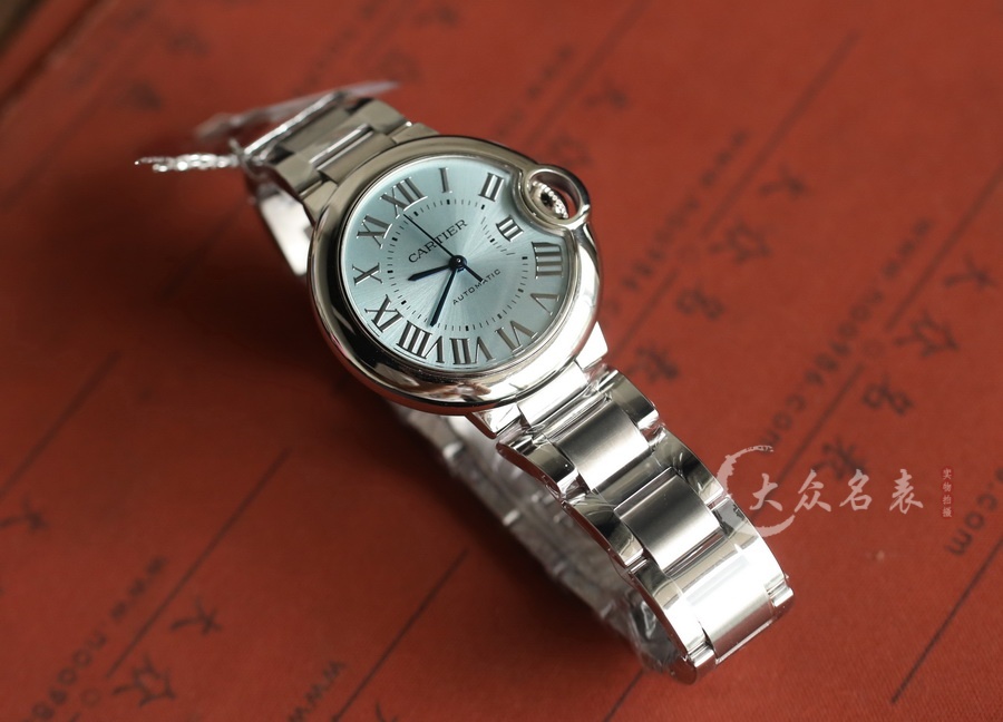 AF廠卡地亞藍氣球冰藍WSBB0062女表（33mm） 第2张