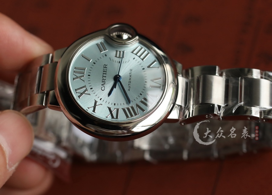 AF廠卡地亞藍氣球冰藍WSBB0062女表（33mm） 第3张
