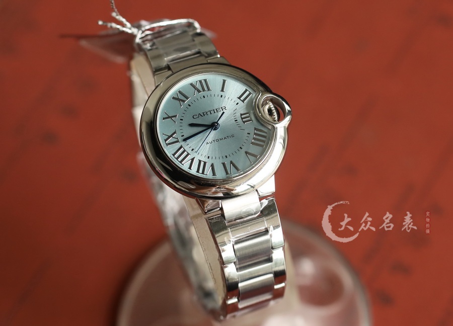 AF廠卡地亞藍氣球冰藍WSBB0062女表（33mm） 第1张
