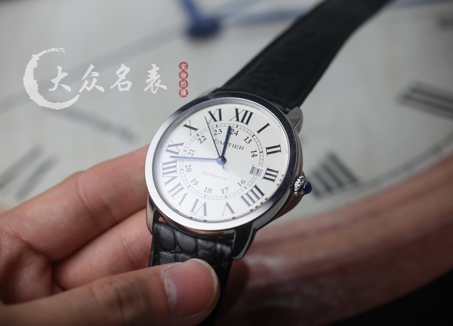 卡地亞RONDE DE CARTIER系列WSRN0022男士復刻表（42mm） 第5张
