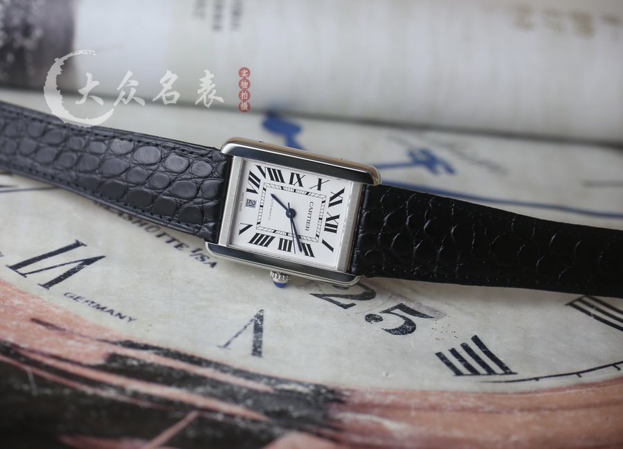 卡地亞坦克系列WSTA0029（超大號）復刻表（31 x 40.85mm） 第5张