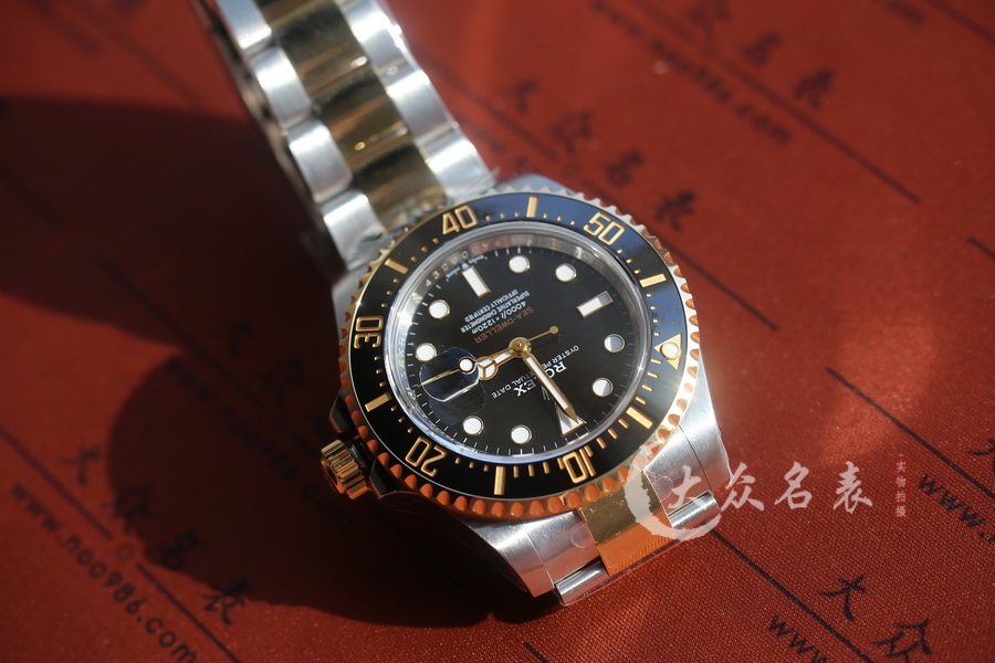 VS廠勞力士海使型m126603-0001間金復刻表（43mm） 第8张