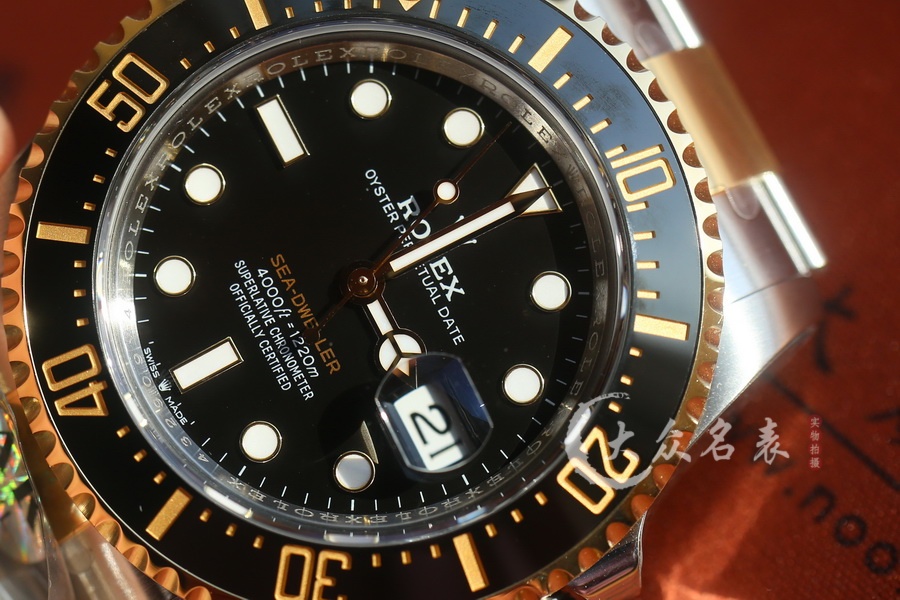 VS廠勞力士海使型m126603-0001間金復刻表（43mm） 第11张