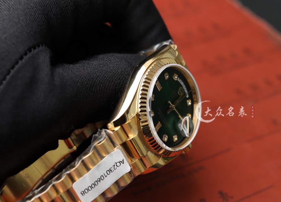 勞力士星期日歷型m128238-0069(煙熏綠)復刻表（36mm） 第8张