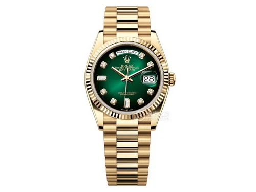 勞力士星期日歷型m128238-0069(煙熏綠)復刻表（36mm）