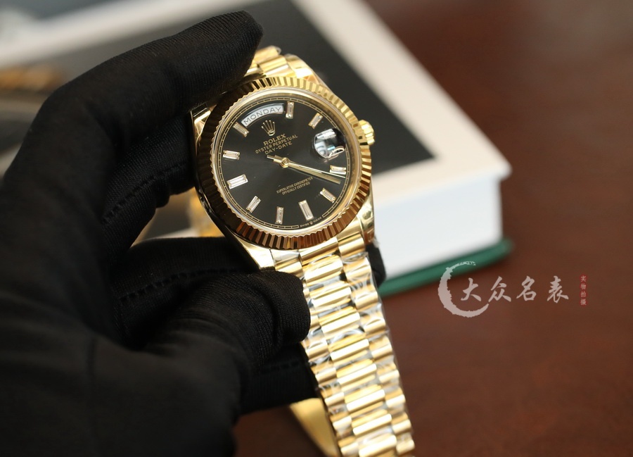 勞力士星期日歷型m228238-0059(黑冰糖)復刻表（40mm） 第4张