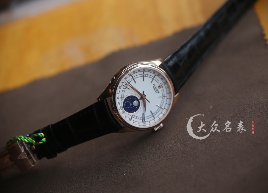 KZ廠勞力士切利尼m50535-0002月相復刻表銷售（39mm） 第7张