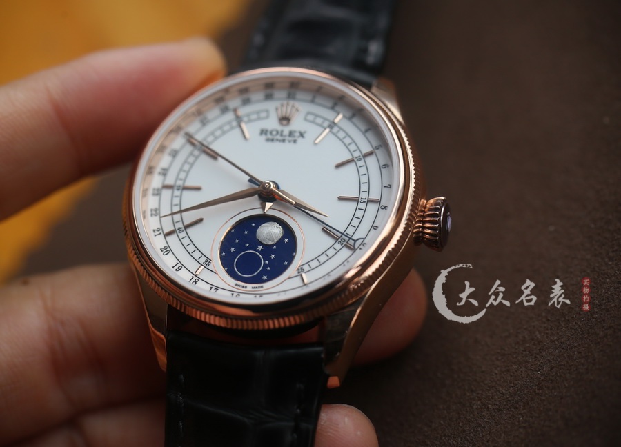 KZ廠勞力士切利尼m50535-0002月相復刻表銷售（39mm） 第3张