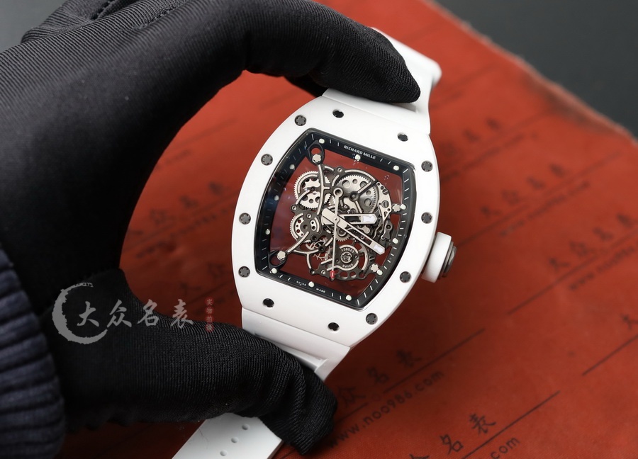 ZF廠RICHARD MILLE 理查德米勒 RM055白陶瓷復刻表（42.7mm） 第5张