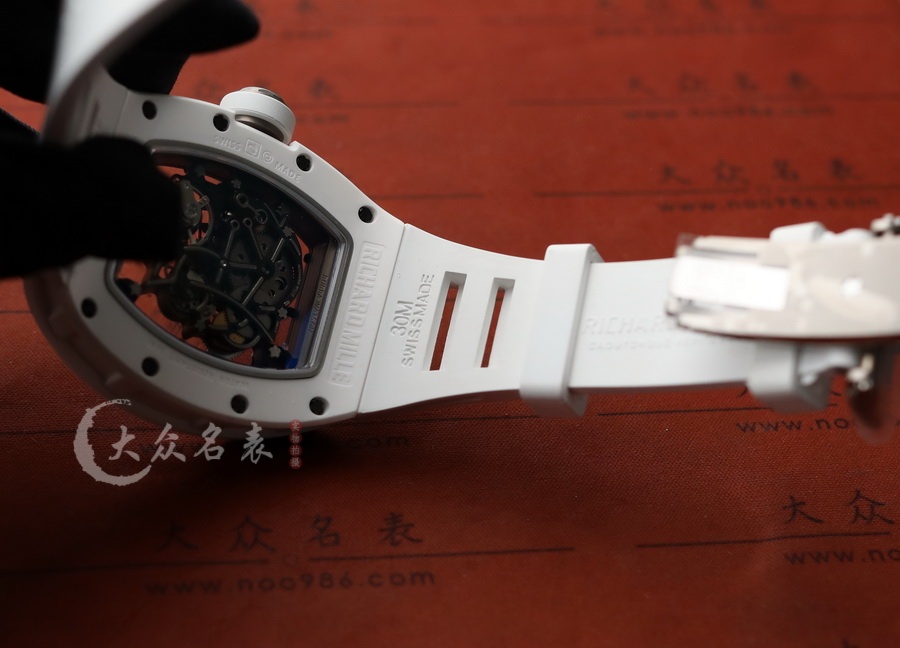 ZF廠RICHARD MILLE 理查德米勒 RM055白陶瓷復刻表（42.7mm） 第9张