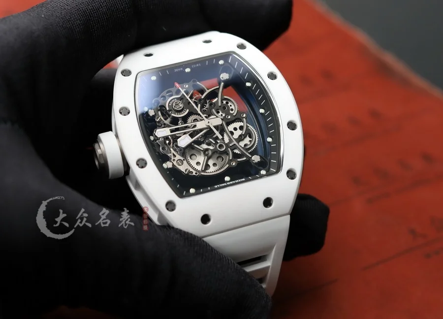 ZF廠RICHARD MILLE 理查德米勒 RM055白陶瓷復刻表(42.7mm) 第12张