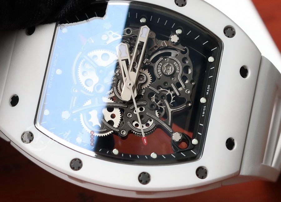 ZF廠RICHARD MILLE 理查德米勒 RM055白陶瓷復刻表（42.7mm） 第7张