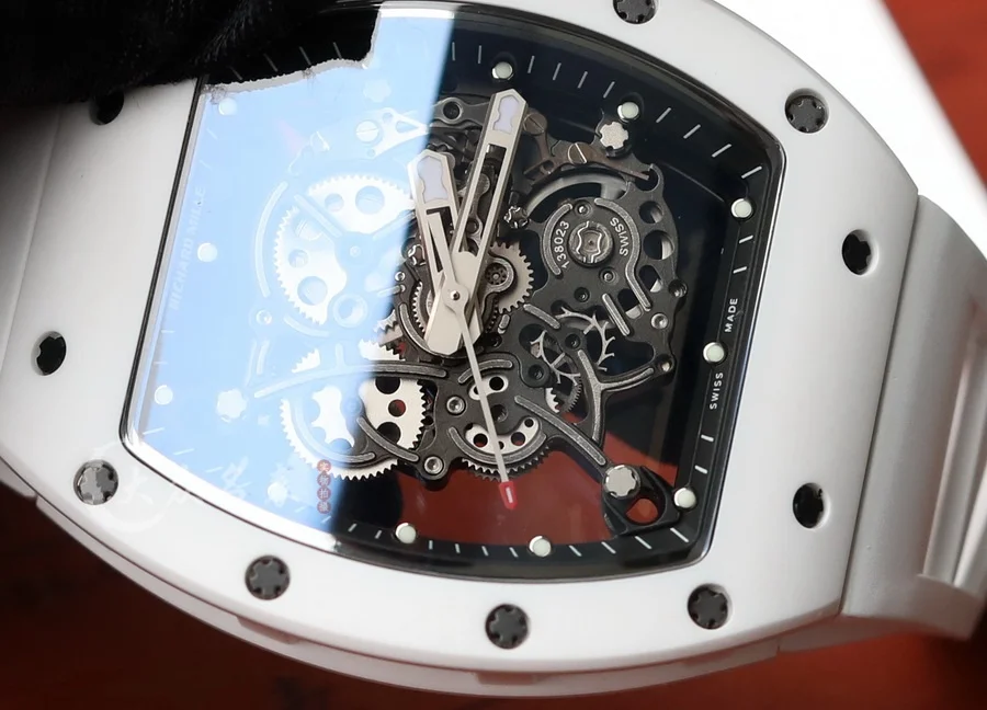 ZF廠RICHARD MILLE 理查德米勒 RM055白陶瓷復刻表(42.7mm) 第7张