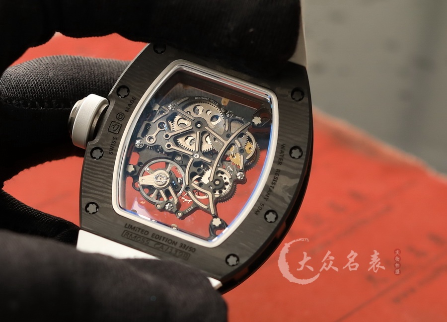 ZF厂RICHARD MILLE 理查德米勒 RM055碳纤维复刻表（42.7mm） 第5张