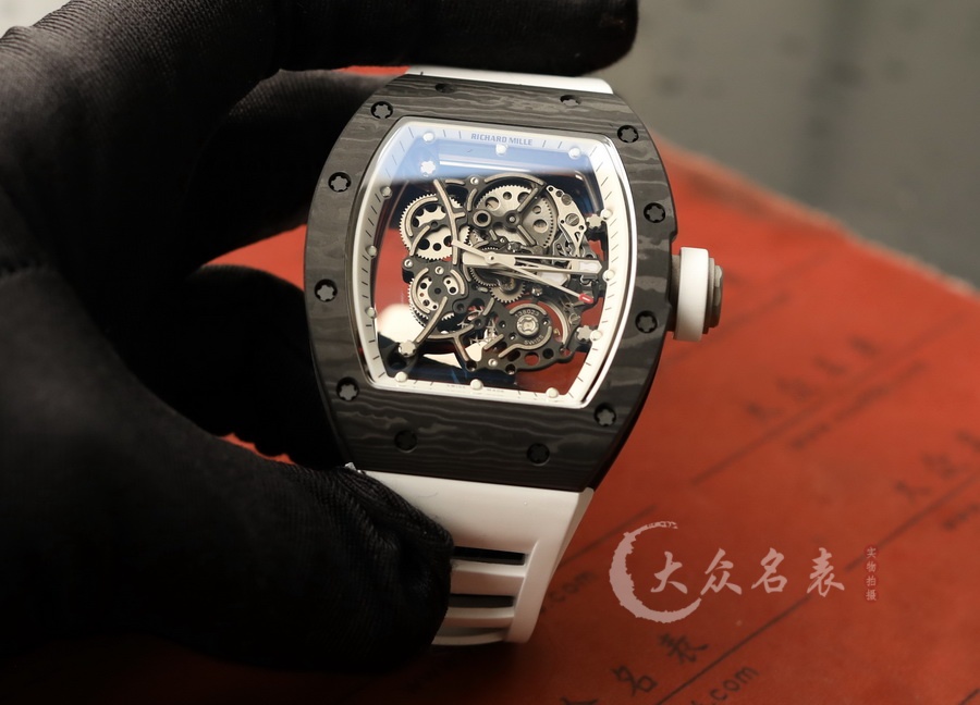 ZF厂RICHARD MILLE 理查德米勒 RM055碳纤维复刻表（42.7mm） 第7张