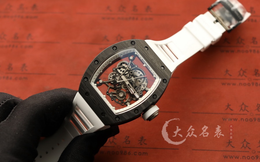 ZF厂RICHARD MILLE 理查德米勒 RM055碳纤维复刻表（42.7mm） 第8张