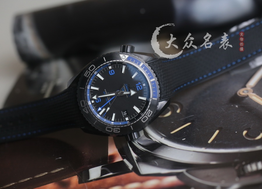 VS廠歐米茄海馬600 215.92.46.22.01.002(深海之黑)（45.5mm） 第2张