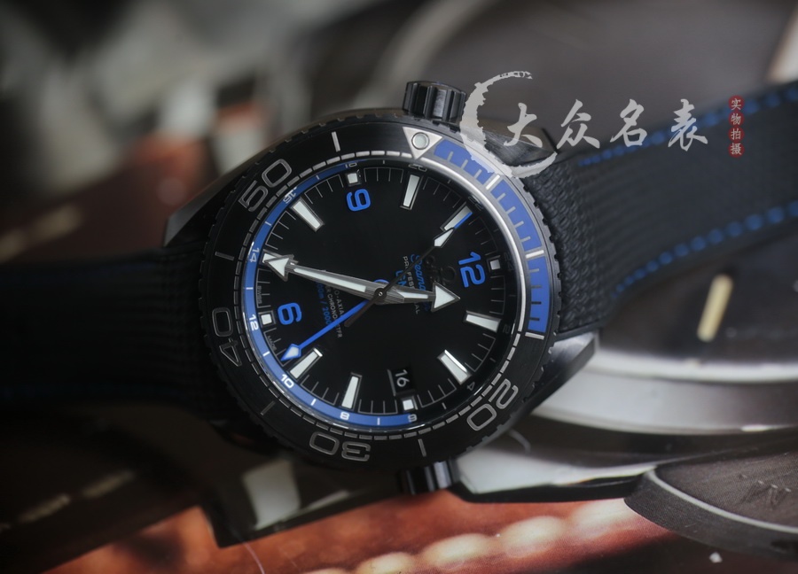 VS廠歐米茄海馬600 215.92.46.22.01.002(深海之黑)（45.5mm） 第8张