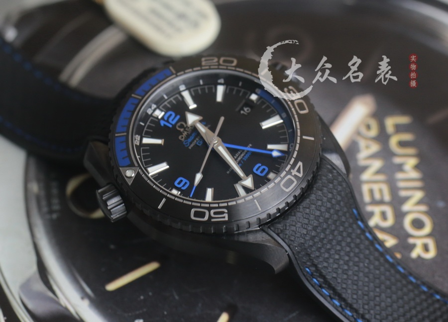 VS廠歐米茄海馬600 215.92.46.22.01.002(深海之黑)（45.5mm） 第5张