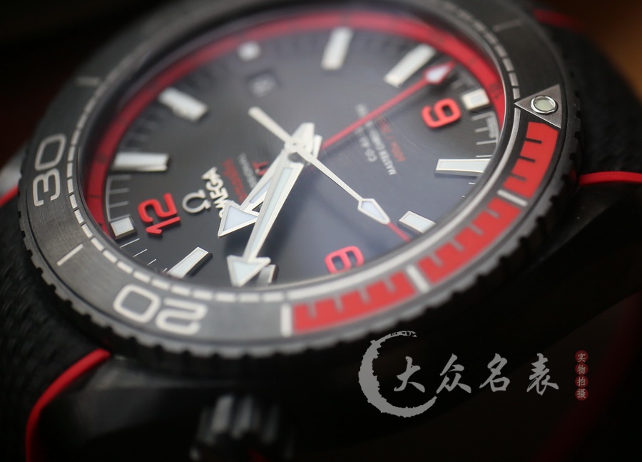 VS廠歐米茄海馬215.92.46.22.01.003(深海之黑)（45.5mm） 第7张