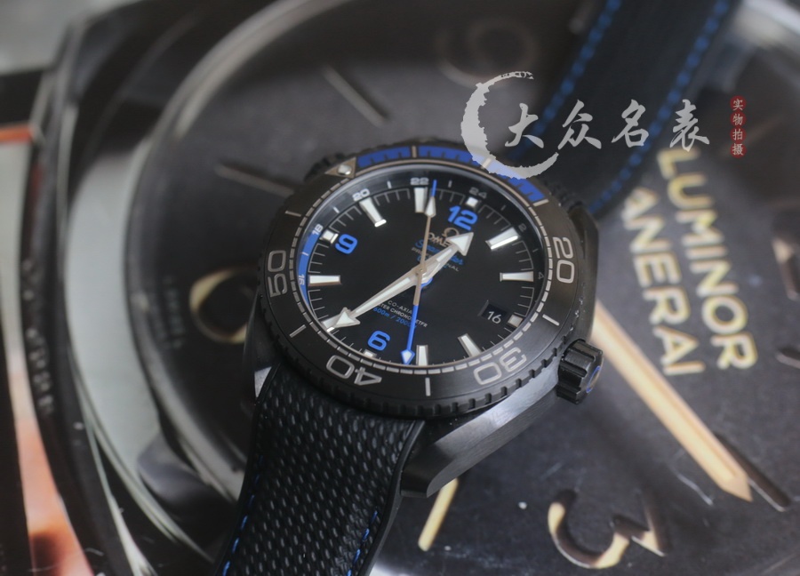 VS廠歐米茄海馬600 215.92.46.22.01.002(深海之黑)（45.5mm） 第3张