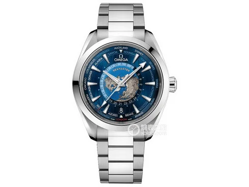 VS廠歐米茄海馬世界時復刻表銷售220.10.43.22.03.001(43mm)