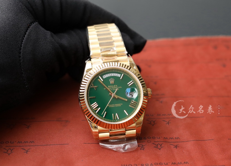 勞力士星期日歷型m228238-0061復刻表賭桌綠（40mm） 第5张