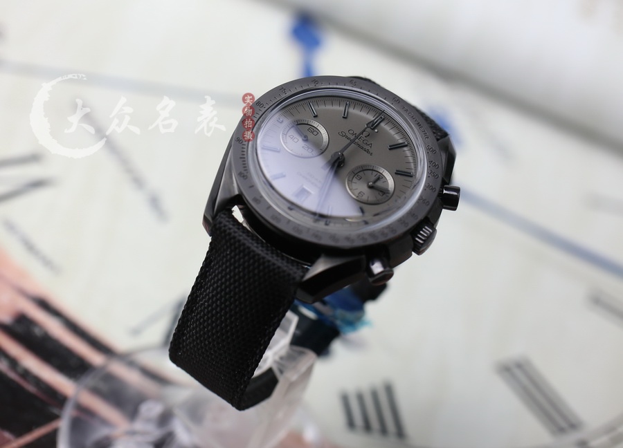 歐米茄超霸311.92.44.51.01.005复刻表墨黑（44.2mm） 第1张