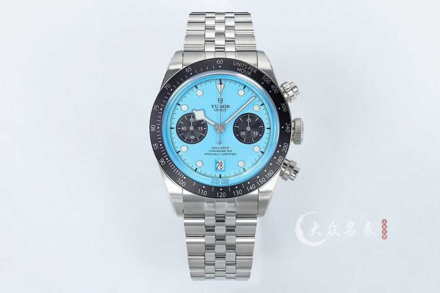 ZF厂帝舵碧湾计时M79360N-0024复刻表火烈鸟（41mm） 第3张