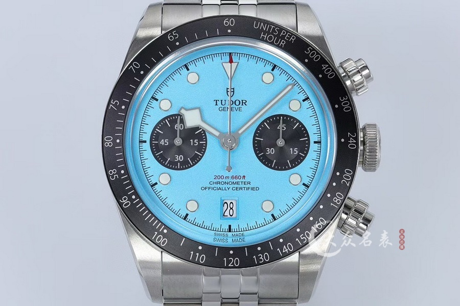 ZF厂帝舵碧湾计时M79360N-0024复刻表火烈鸟（41mm） 第2张